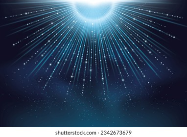 Luz futurista Estira el fondo. Resumen del movimiento warp o hiperpace en el rastro de las estrellas. Línea de luz de partículas de explosión. Túnel de luz tecnológica. Explosión y expansión del movimiento. Explosión de estrellas.