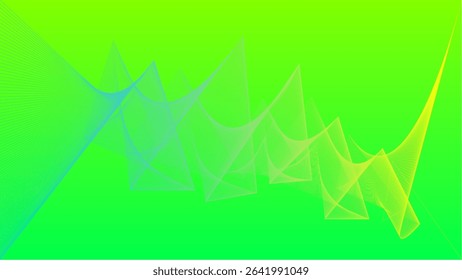 Futuristic Light Trails in Abstract Pattern