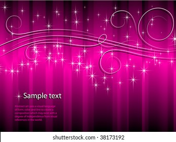 Futuristic line background. Place for text.