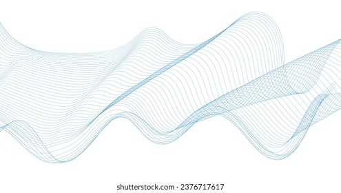 patrón de rayas de línea futurista sobre fondo de onda blanca. fondo abstracto moderno futurista energía gráfica ondas de sonido diseño de tecnología	