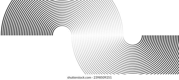 futuristic Line stripe pattern on white Wavy background. abstract modern background futuristic graphic energy sound waves technology concept design