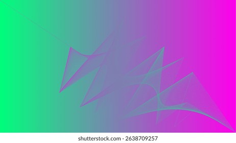 Futuristic Lines in Abstract Background Art