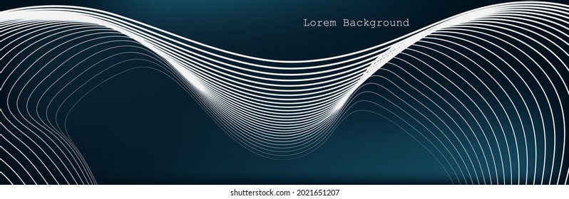 Futuristic lines pattern. Technology vector background. Data visualization. Sound wave.EPS 10