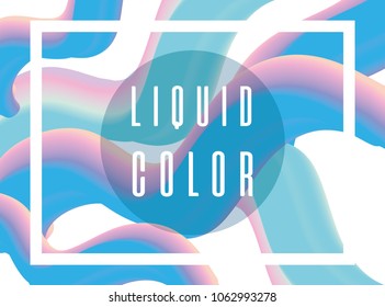 Futuristic liquid worm poster