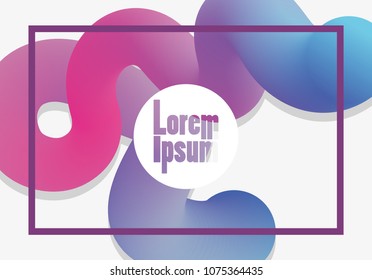 Futuristic liquid worm poster
