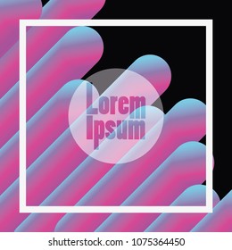 Futuristic liquid worm poster