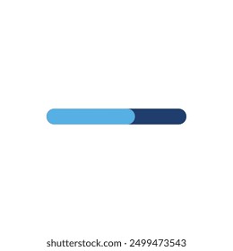 Futuristic Loading Bar Vector Illustration