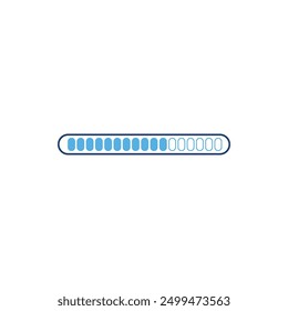 Futuristic Loading Bar Vector Illustration