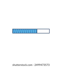 Futuristic Loading Bar Vector Illustration