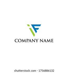 
Futuristic logo vector in triangle shape for modern financials and other companies