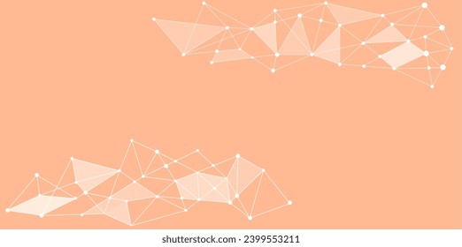 futuristic low polygon name card with circuit board vector concept for future technology element background business screen