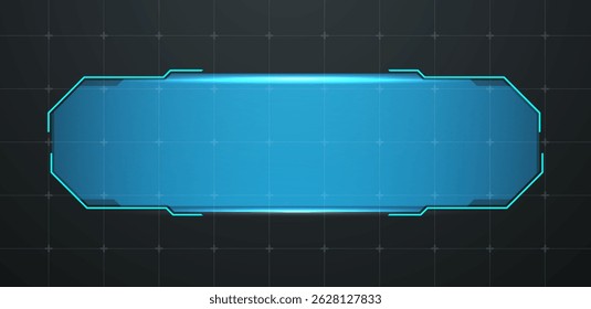 Tercios inferiores futuristas o Vector de caja de tecnología