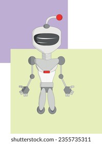 futuristic luchi robot floating in the air