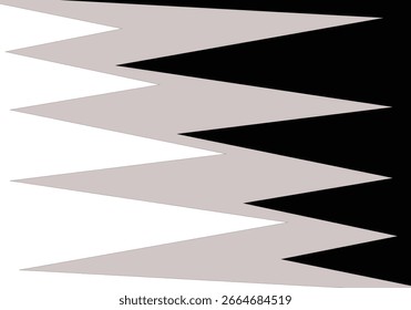 Futuristic Luminous Zigzag Reflections An Abstract Geometric Lights cape with Dynamic Metallic Sheen and Digital Depth