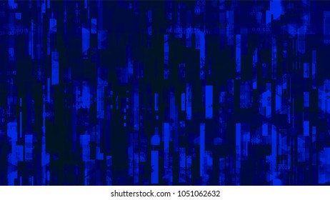 Futuristic Matrix Cyberspace Background with Binary Code. Artificial Intelligence System Texture. Scientific Futuristic Grunge Pattern. Poster, Advertising Design Background.