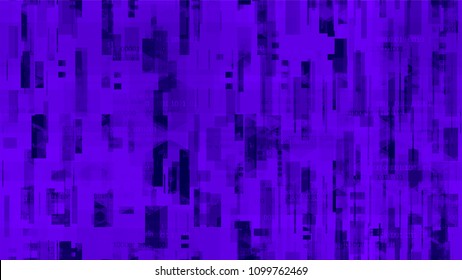 Futuristic Matrix Cyberspace Background with Binary Code. Telecommunication High Tech Texture. Scientific Futuristic Grunge Pattern. Packaging, Ad Design Background.