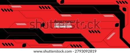 Futuristic Mecha Gaming Wallpaper with Black and Red Featuring High-Contrast Aesthetic.