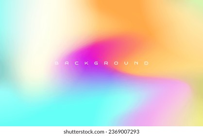Futuristic mesh colorful fluid wave blurred abstract background design