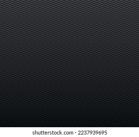 Futuristic metal background. Monochrome vector. Dark texture background. Metal perforated. Pattern