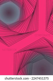 Futuristic Minimal Geometric Vector Poster Design with Lines and Gradient Colorful Circles. Set of Abstract Backgrounds for Covers, Flyers, Templates, Booklets, Cards, Brochures, Branding, etc.