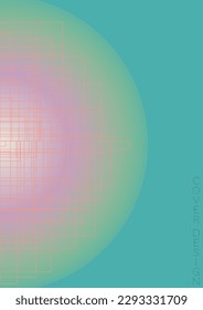 Diseño futurista de póster de vectores geométricos mínimos con líneas y círculos coloridos gradientes. Conjunto de fondos abstractos para portadas, volantes, plantillas, folletos, tarjetas, folletos, promoción de marca, etc.