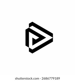 Monograma "a" futurista e minimalista usando espaço negativo para impacto arrojado — ideal para marcas de luxo, empresas de arquitetura ou empresas de software.