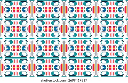 Futuristic Minimalist Background with Mixed Shapes