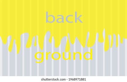 Futuristic and modern 2021 background design. Yellow and gray color. For business cards, presentations, covers. Eps 10. Banner with transparent melt paint pattern art and metal wall pattern.
