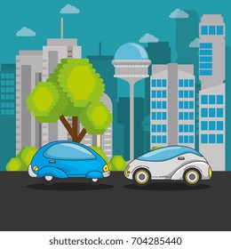 Futuristic and modern car design