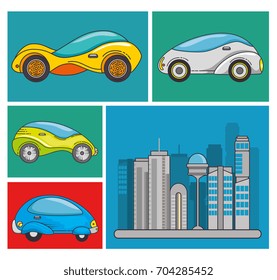 Futuristic and modern car design