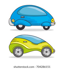 Futuristic and modern car design