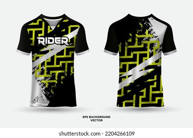 Futuristic and modern design jersey suitable for racing, soccer, gaming, e sports and cycling.