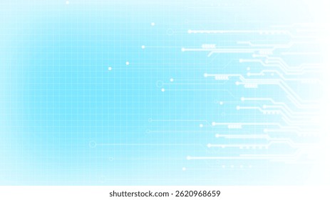futuristic and modern design, representing technology, innovation, and digital connectivity in a high-tech abstract background.