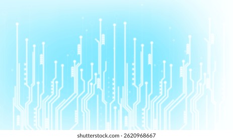 futuristic and modern design, representing technology, innovation, and digital connectivity in a high-tech abstract background.