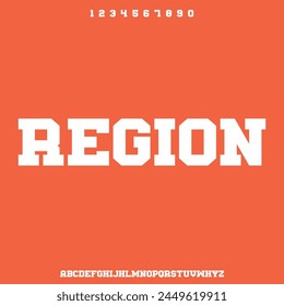 FUTURISTIC MODERN FONT ALPHABET VECTOR