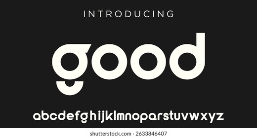 futuristic modern geometric font. abstract alphabet digital tech font. Typography technology, electronic, movie, digital, music, future, logo creative font. vector illustration