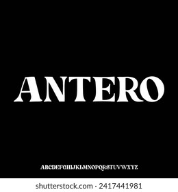 futuristic modern geometric font vector