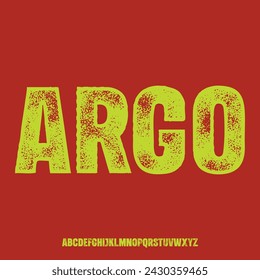 futuristic modern geometric with sharp edges font