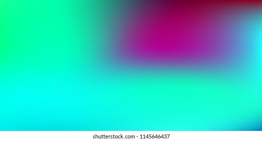Futuristic modern hipster foil background. Horizontal smooth blurred template. Bright acid neon desert hologram style backdrop. Blank Holographic spectrum gradient for printed products, covers.