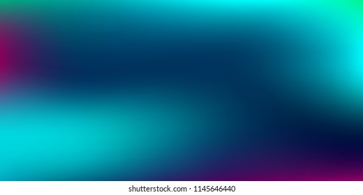 Futuristic modern hipster foil background. Horizontal smooth blurred template. Bright acid neon desert hologram style backdrop. Blank Holographic spectrum gradient for printed products, covers.