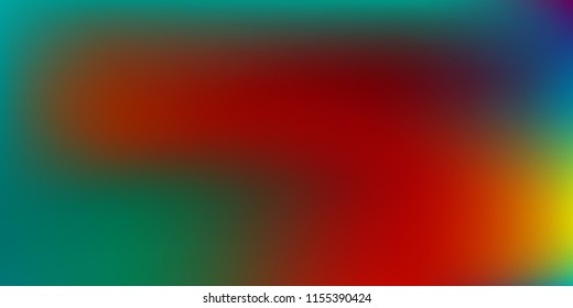 Futuristic modern hipster foil background. Horizontal smooth blurred template. Bright acid neon desert hologram style backdrop. Blank Holographic spectrum gradient for printed products, covers.