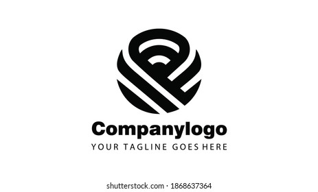 Futuristic Modern Logo Design. Luxury Logo on White Background Vector Template