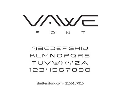 Futuristic Modern Technology Font Vector Design Style.
Hitech Future Digital Sci-fi Elegant Typeface abc Letters.