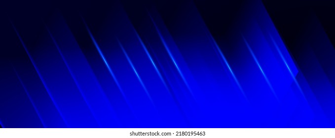 Futuristic motion Abstract blue color presentation template isolated vector
