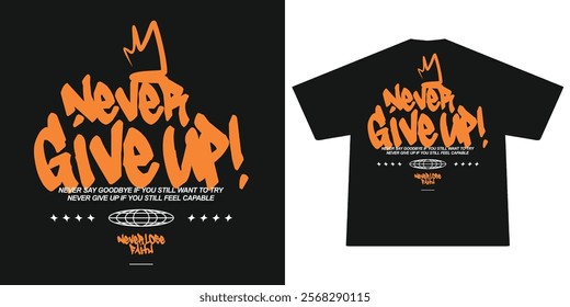 Futuristic Motivational quote t shirt design, vector graphic, typographic poster or tshirts street wear and Urban style