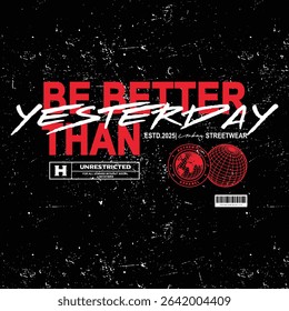 Futuristic Motivational quote t shirt design, vector graphic, typographic poster or tshirts street wear and Urban style