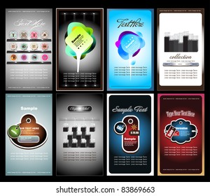 futuristic name card collection