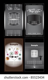 futuristic name card collection