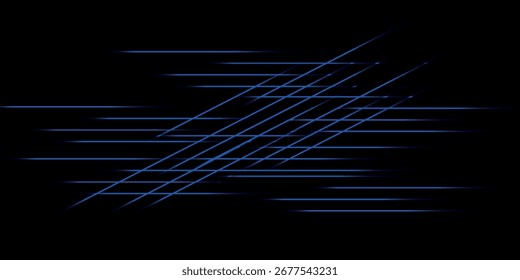 Futuristic Neon Abstract Background With Glowing Blue Lines And Dynamic Geometric Patterns, Perfect For Technology, Digital Art, And Modern Design Projects.