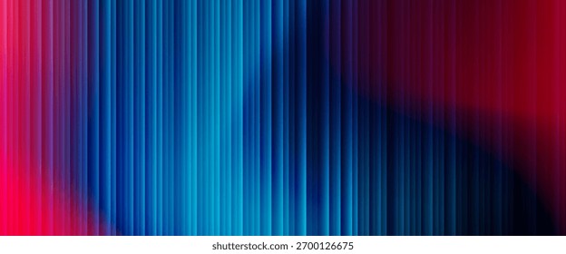Patrón de degradado de neón futurista con líneas brillantes de Vertical que mezclan colores suaves y radiantes. Fondo oscuro abstracto minimalista perfecto para diseños creativos de tecnología digital